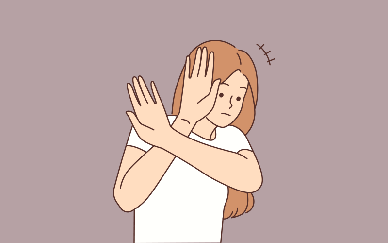 사건과 관련된 자극의 회피나 반응의 둔화